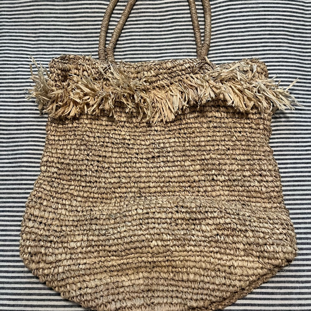 Raffia Beach Tote